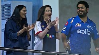 Nita Ambani Reaction when Mumbai Indians got 1st wicket after 10 overs