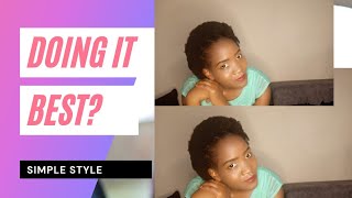 STYLING NATURAL HAIR WITH RUBBER BANDS