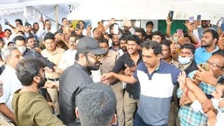 Darling #Prabhas waving back to fans at #krishnamraju  garu's home😊#PrabhasEra #PrabhasGirlsFC