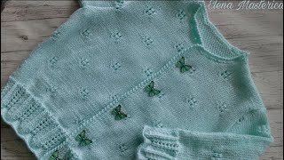 Кофточка для девочки (часть 2) /Елена Masterica/Blouse for girls part 2