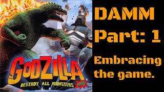 Trying Out Godzilla: Destroy All Monster Melee for the (Xbox) (Godzilla DAMM Part: 1)