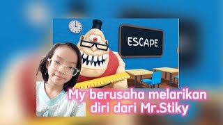 Apaa ???? My berusaha melarikan diri dari Mr.Stiky #fypyoutube