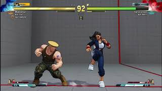 SFV MATAMUN (GUILE) VS TOROROMAN (LAURA)