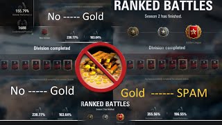 Ranked No Gold ? troll tanks? Gold league?