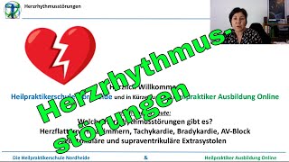 Herzrhythmusstörungen/Heilpraktikerausbildung