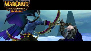 Arthas vs Illidan - Warcraft III Reforged Beta Undead Campaign