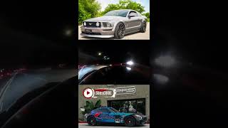 AMG GTR VS MUSTANG 5.0 TWO 60 ROLLS 360 CAM VIEW #mercedes #ford #race