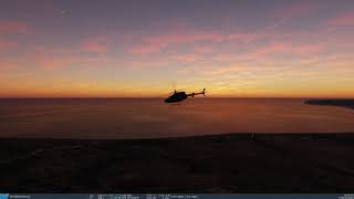 DCS World: Polychop Simulations OH-58D, Paphos and Akrotiri, and the Sun Setting