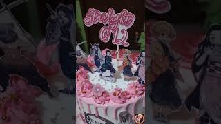 Demon slayer cake #viral #cake #trending