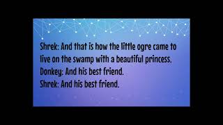 Finale Shrek Jr  with lyrics