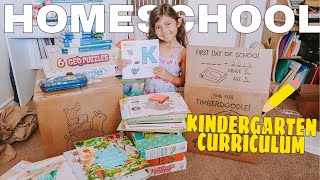 TIMBERDOODLE KINDERGARTEN HOMESCHOOL CURRICULUM UNBOXING 2019