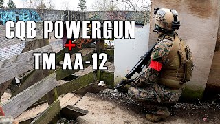 Airsoft Battle | Tokyo Marui AA-12 Gameplay | CQB POWERGUN