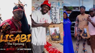 LISABI: Ibrahim Itele And Other Actors Support Lateef Adedimeji As They Received LISABI Premier Gift