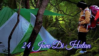 24 JAM di hutan SENDIRI