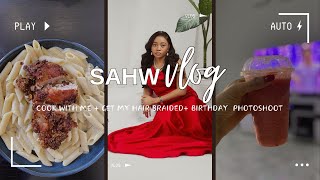 Weekly Vlog | Wife diary Ep 1 | cooking + making zobo + birthday shoot + more