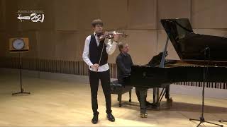 Edward Walton performs Beethoven Violin Sonata No  1 in D Major, Op. 12