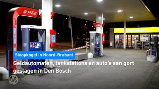 Geldautomaten, tankstations en auto's aan gort geslagen in Den Bosch | Hart van Nederland