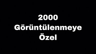 2000 Görüntülenmeye Özel Kel Oldum