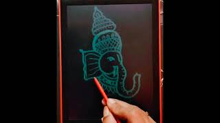 Lord ganesha drawings with G letter/2 Easy Lord Ganesha drawings/Ganesh chaturthi special drawings