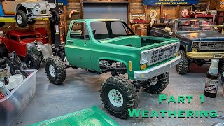 Forest Service Squarebody Truck Build, Part 1, Light Weathering