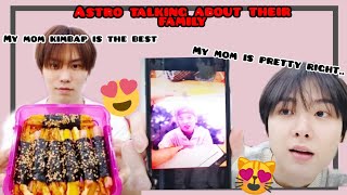 Astro (아스트로) Mentioning Their Family Members | Astro Family members