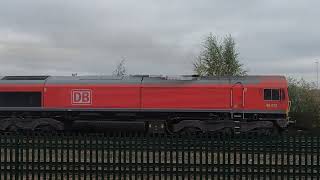 DB 66012 on bins at Wakefield kirkgate 30/10/24.