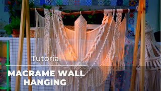 DIY MACRAME WALL HANGING | Hướng dẫn làm mành treo tường macrame