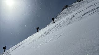 Backcountry skiing from  the Opus Hut Colorado