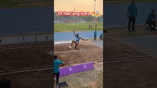 24 feet long jump 🔥😱#youtubeshorts #longjumper #olympicsport