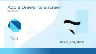 Add a Drawer to a screen - Classes | Flutter for Web