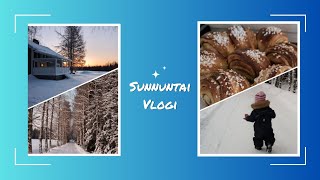 Pakkasta ja pullaa 🫶🏻| Sunnuntai vlogi