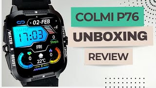 COLMI P76 - Smartwatch Militar Lançamento 2024 - Prteção 3ATM e Tela Gigante 1.96 - REVIEW!