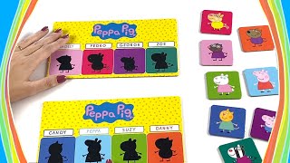 Peppa Pig Play with Coloured Cards - Learning for Toddlers | MediaKids