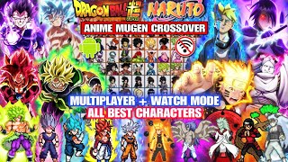 NEW UPDATE!! DRAGON BALL VS NARUTO MUGEN V2 (MULTIPLAYER + WATCH MODE) Anime Crossover Mugen ANDROID