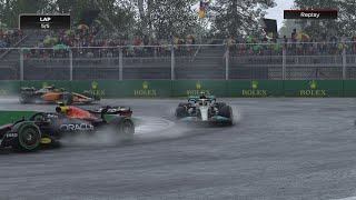 High-Speed Thrills: Epic F1 Simulator Race | In the rain | No commentary | Pure F1 sound