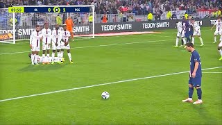 Messi’s free-kick vs Lyon looked straight out of FIFA 23