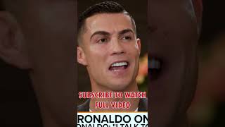 Ronaldo's Mind Blowing Fatherhood Speech