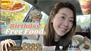 Eating Only FREE Food for 24h: Best Birthday Freebies 2023, RANKED 真有霸王餐？和我一起免费吃喝过生日吧！