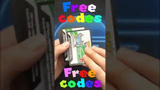 Free Pokemon tcg codes #shorts