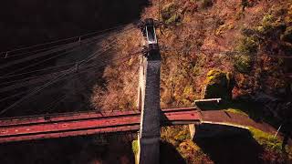 viaduc abandonné des rochers noirs