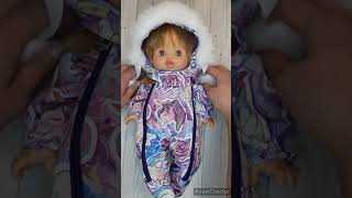 sewing for minikane doll and minicoletto dolls shorts baby doll snow suit