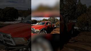 Ram off road wrecker saves the day! #offroad #recovery #wrecker #chevy #4x4 #ram #cummins