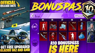 Get Free Bonus Pass | Free Upgraded Glacier Uaz And Amr | Official Release Date | Pubgm\Bgmi