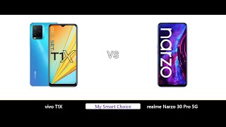 vivo T1X VS realme Narzo 30 Pro 5G | My Smart Choice