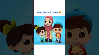 Mimi 😺 Takes a Bath | Islamic Series & Songs For Kids | Omar & Hana English