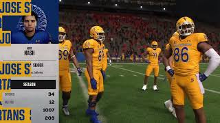 CFB25 Dynasty rebuild with San Jose State S1W11 vs Oregon St! Trap game!