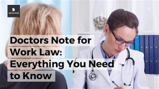 Doctors Note for Work Law: Everything You Need to Know