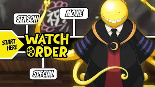 Here is the Order for Assassination Classroom Anime Marathon