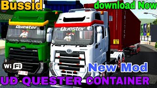 🎮UD QUESTER CONTAINER MOD In Bus simulator indonesia || Container Mod For Bussid // Shar Flo Tech