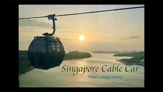 #SHORTS | Singapore Cable Car Time Lapse Video | Places to visit in Singapore  | Meethu's Studio